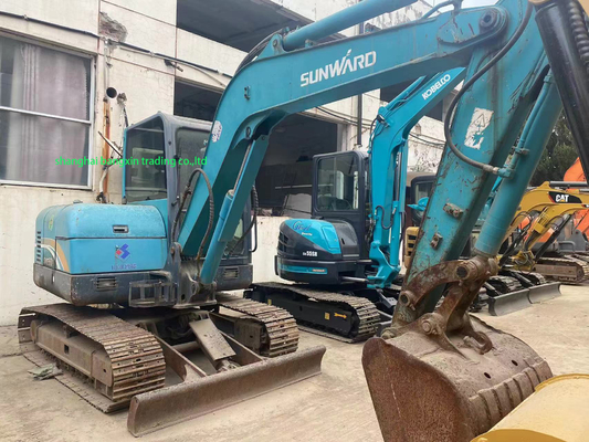サンワード SWE60 ミニ掘削機 オリジナル液圧バルブと 0.23m3 バケット容量
