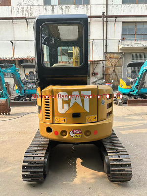 はい,あなたは小さなマシンを検査することができます 中古ミニ掘削機 CAT 303 3000 KG 機械の重量
