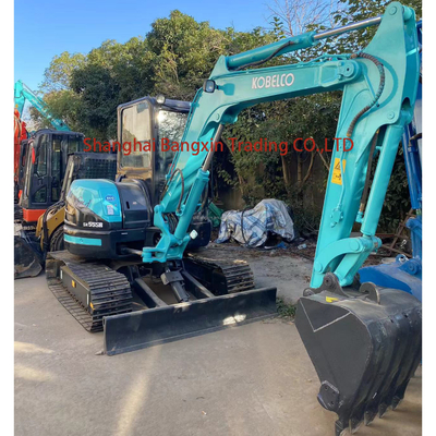 使用済みKobelco SK55ミニ掘削機 EPA/CE認証と5トンの稼働重量