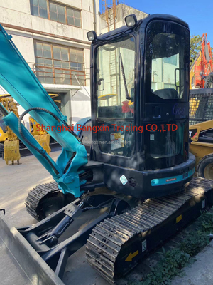 使用済みKobelco SK55ミニ掘削機 EPA/CE認証と5トンの稼働重量