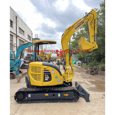 4トンのミニ掘削機 コマツー PC40MR EPA/CE証明書と水力安定性