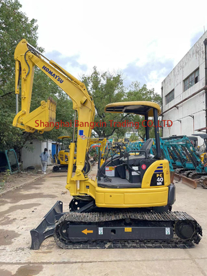 4トンのミニ掘削機 コマツー PC40MR EPA/CE証明書と水力安定性