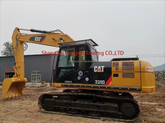 上海で20トンの機械重量使用ミニ掘削機 CAT 320D CE/EPA承認保証