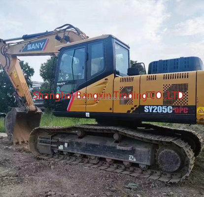 強いパワーと水力安定性 SANY SY205C ミニ掘削機 20000 KG 機械重量