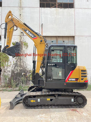5.5TON 作業重量 Sany SY55C 優れた作業性能のための掘削機