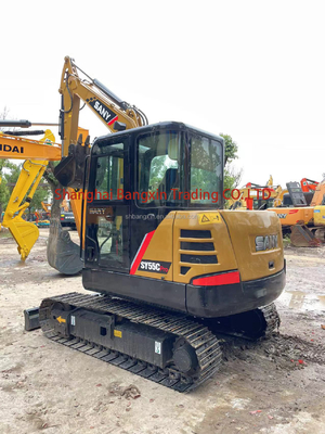 5.5TON 作業重量 Sany SY55C 優れた作業性能のための掘削機