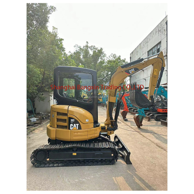 中古ミニ掘削機 CAT 303 販売 3000 KG 機械重量 オリジナル液圧バルブ