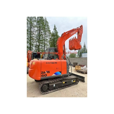 日本製のHitachi ZX60 中古掘削機 オリジナル水力シリンダーで手頃な価格