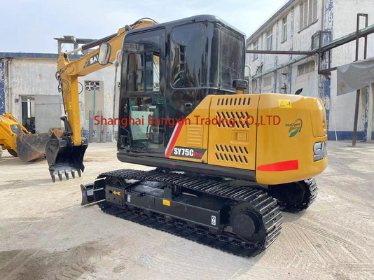 2022年 Sany SY75 中古 クローラー 掘削機 0.27 バケット容量 状態良好