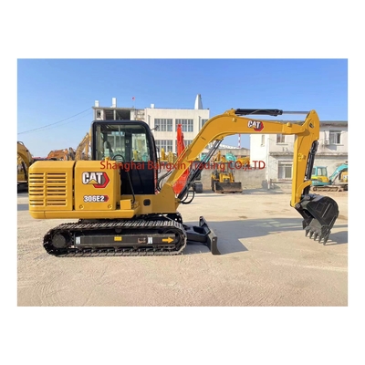Cat 306E2 掘削機 建設用 強力なパワーと水力安定性