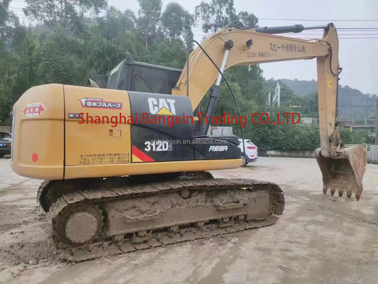 強力なパワーと水力安定性 優れた効率のために使用された掘削機Cat 312D2