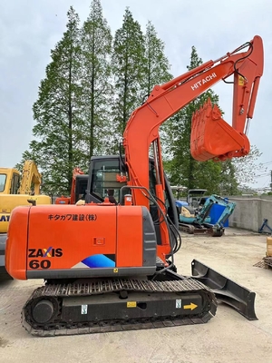 90% 中古 6トンのHitachi ZX60ミニ掘削機 日本製