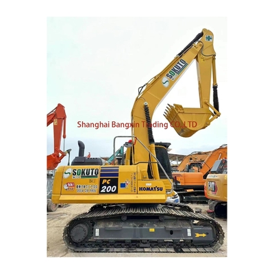 20000KG 1バケツ容量で優れた状態で使用されたコマツー PC200掘削機