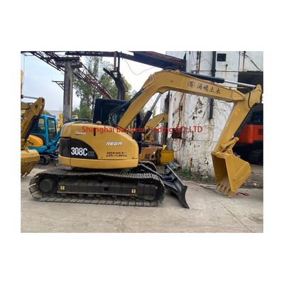 元の水力バルブ使用 CAT 308C 掘削機と700時間の作業時間で保証された作業