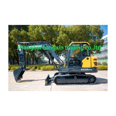 500 作業時間とオリジナルの水力シリンダーを持つ中古ハインダイ HX55pro 掘削機