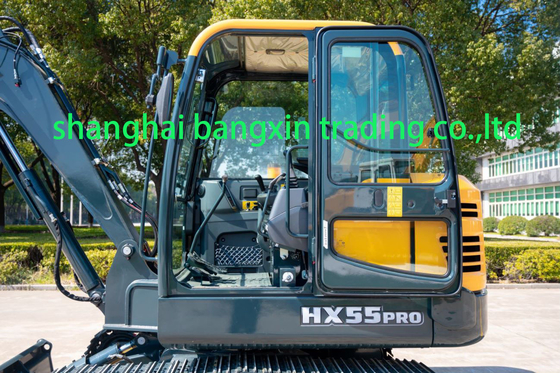 500 作業時間とオリジナルの水力シリンダーを持つ中古ハインダイ HX55pro 掘削機