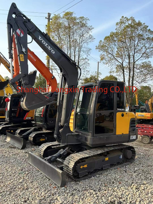 6トンの稼働重量 ボルボ EC60D ミニ掘削機 状態良好 中古機械 2023