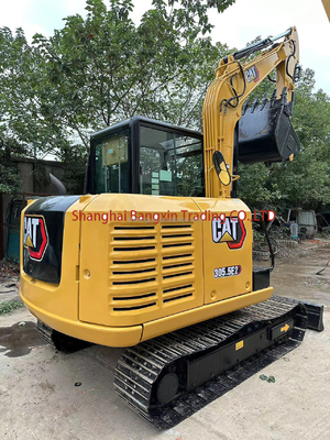 CAT 305.5 オリジナルの水力シリンダーと0.23m3のバケット容量を持つミニ掘削機