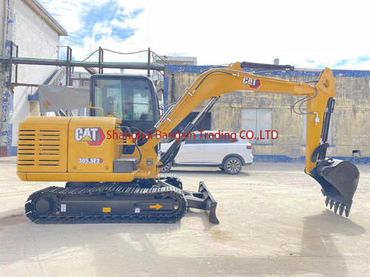 CAT 305.5 オリジナルの水力シリンダーと0.23m3のバケット容量を持つミニ掘削機