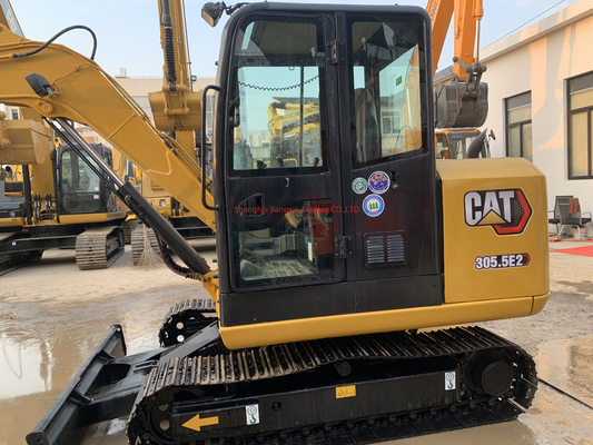 低労働時間 95% Cat 305.5E2 ミニ掘削機 良好な状態