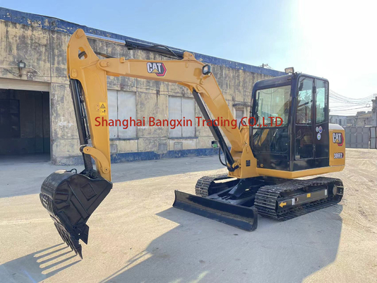 中古キャット306E2 ミニ掘削機 強力なパワーと高い水力安定性