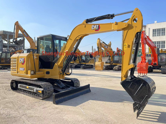 中古キャット306E2 ミニ掘削機 強力なパワーと高い水力安定性