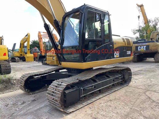 上海でオリジナルの水力シリンダー使用 Cat 320D掘削機 20000 KG マシン重量