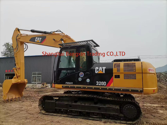 上海でオリジナルの水力シリンダー使用 Cat 320D掘削機 20000 KG マシン重量