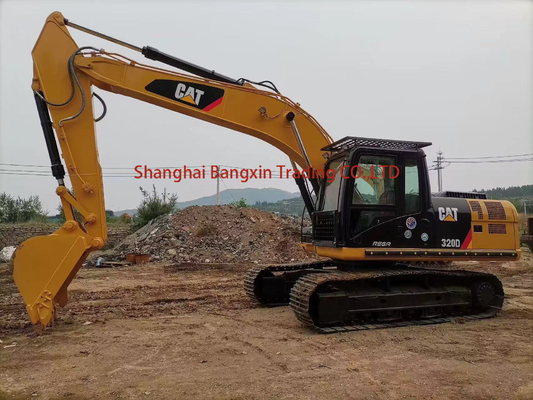 上海でオリジナルの水力シリンダー使用 Cat 320D掘削機 20000 KG マシン重量